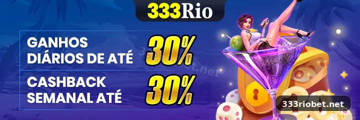 333rio bônus R$5.000 + 500 giros